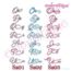 Beloved Alternates Set 1 - Beautiful Calligraphy Monogram Alphabet 1", 2", 3" - EXCLUSIVE
