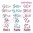 Beloved Alternates Set 1 - Beautiful Calligraphy Monogram Alphabet 1", 2", 3" - EXCLUSIVE