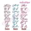 Beloved Alternates Set 2 - Beautiful Calligraphy Monogram Alphabet 1", 2", 3" - EXCLUSIVE