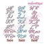 Beloved Alternates Set 2 - Beautiful Calligraphy Monogram Alphabet 1", 2", 3" - EXCLUSIVE