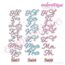 Beloved Alternates Set 3 - Beautiful Calligraphy Monogram Alphabet 1", 2", 3" - EXCLUSIVE