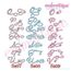 Beloved Alternates Set 3 - Beautiful Calligraphy Monogram Alphabet 1", 2", 3" - EXCLUSIVE