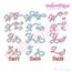 Beloved Alternates Set 3 - Beautiful Calligraphy Monogram Alphabet 1", 2", 3" - EXCLUSIVE