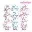 Beloved Alternates Set 4 - Beautiful Calligraphy Monogram Alphabet 1", 2", 3" - EXCLUSIVE