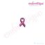 Pink Cancer Awareness Ribbon with Heart Center Accent, 2 image