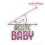 Acute Baby - Adorable Funny Nerdy Math Design  2 versions included  for boys and girls, 3 image