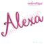 Alexa Monogram Set - Beautiful hand drawn calligraphy font for embroidery