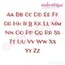 Becca Set 2 - EXCLUSIVE - Thin Calligraphy Swash Upright Alphabet Font for Machine Embroidery