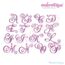 Charming Calligraphy Script Monogram Set - Small Caps Only - 1", 1.5", 2", 2.5"