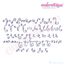 Charming Calligraphy Script Monogram Set - Medium - FULL SET - 3", 3.5", 4"