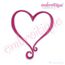 Curly Heart Embroidery Design, 2 image