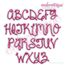 Giggles Embroidery Font Monogram Set