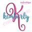 Kimberly 1 Calligraphy Monogram Set - Small