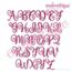 Kimberly 2 Alternate Caps Calligraphy Monogram Set - Small