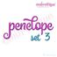 Penelope Set 3 - Exclusive Calligraphy Script Monogram Alphabet Font for Machine Embroidery