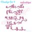 Penelope Set 4 - Calligraphy Script Monogram Alphabet Font for Machine Embroidery, 4 image