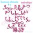Penelope Set 6 - Calligraphy Script Monogram Alphabet Font for Machine Embroidery, 3 image