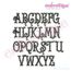 Tillman Classic Tuscan 3 Letter Monogram Machine Embroidery Alphabet, 2 image