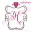 Curly Heart Font Frame - Valentines, Wedding, 2 image