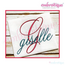 Giselle Font Small- Calligraphy Script Italics Monogram Alphabet - BX files - Machine Embroidery File
