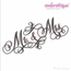 Mr. & Mrs. Calligraphy Script - Wedding Machine Embroidery Design