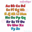 Ryder Bubble Letter Monogram Font Set - great for boys and girls - Embroitique Machine Embroidery File