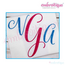 Victoria - Large  Fancy Calligraphy Script Monogram Alphabet for Machine Embroidery