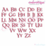 Carson Engraved Monogram Font for Machine Embroidery- Embroitique