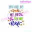 You Are My Sun My Moon & All My Stars - Love and Inspiration - Embroitique Machine Embroidery File