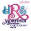 Mortimer Monogram Small Font- Satin Stitch Curly & Block Font, 2 image