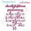 Penelope Super Set - Exclusive Calligraphy Script Monogram Alphabet Font for Machine Embroidery, 4 image