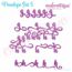 Penelope Super Set - Exclusive Calligraphy Script Monogram Alphabet Font for Machine Embroidery, 12 image