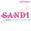 Sandi Monogram Font - Curly Classic Upright- MEDIUM, 2 image